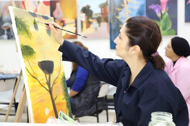 Kadınlardan resim kursuna yoğun ilgi G3