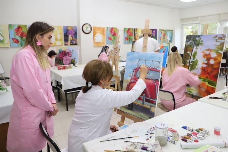 Kadınlardan resim kursuna yoğun ilgi G4