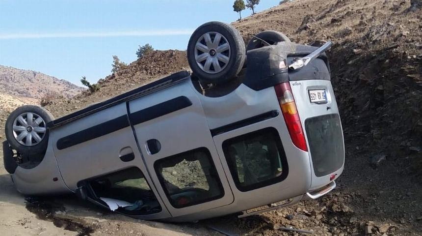 Siirt&rsquo;te trafik kazası:3 yaralı