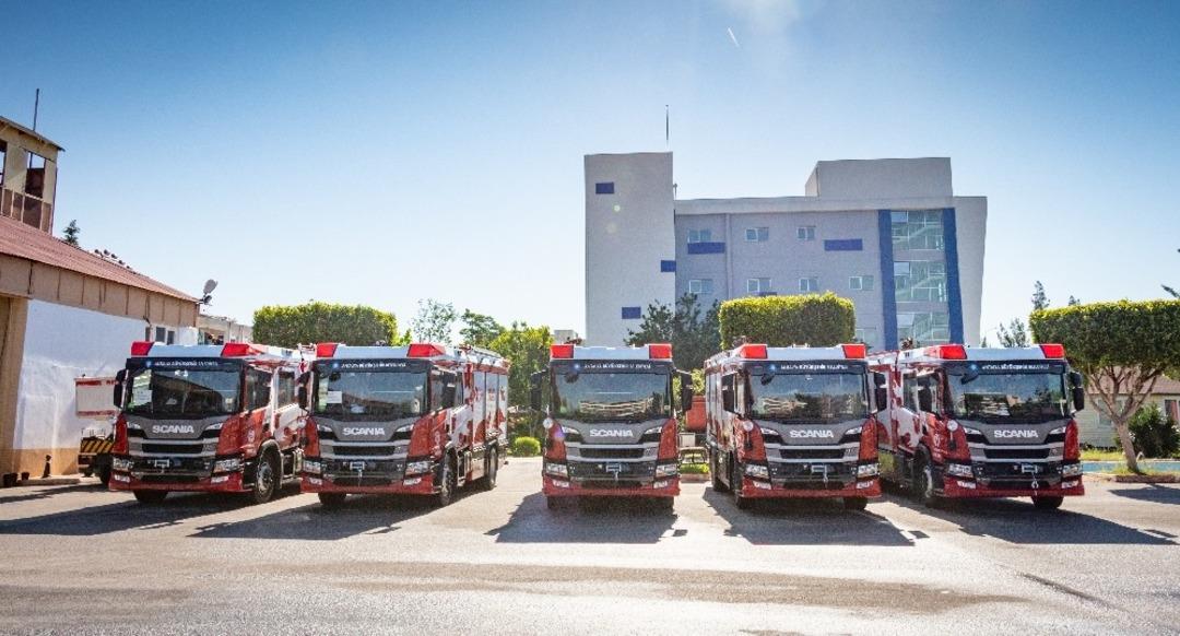 B&uuml;y&uuml;kşehir İtfaiyesine y&uuml;ksek teknolojiye sahip 5 yeni ara&ccedil; alındı