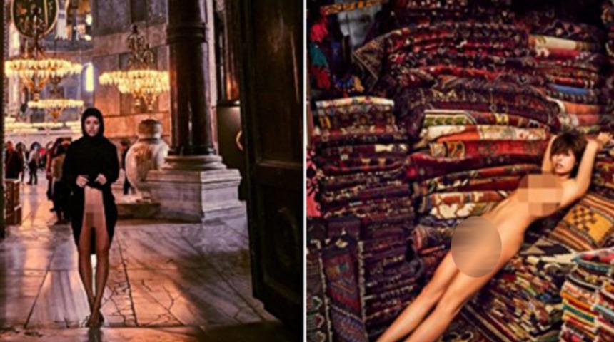 Ayasofya'da çıplak poz veren Belçikalı Marisa Papen hakkında soruşturma