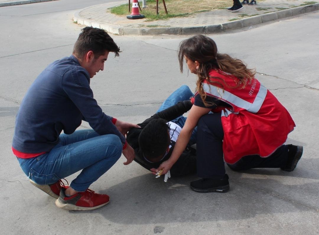 Hastanedeki tatbikatı ger&ccedil;ek sandılar