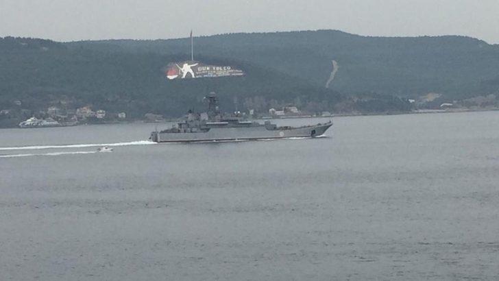Rus savaş gemisi ‘Azov’ Çanakkale Boğazı’ndan geçti G5