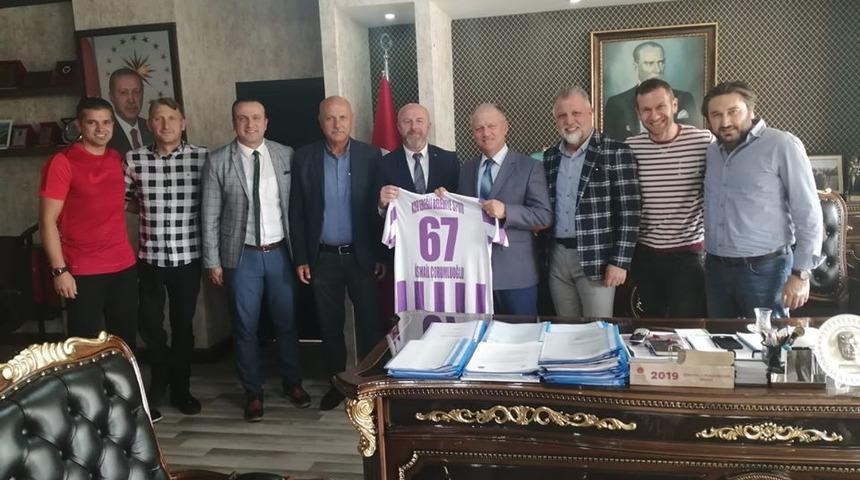 Ereğli Belediyespor&rsquo;dan İl&ccedil;e Kaymakamına forma