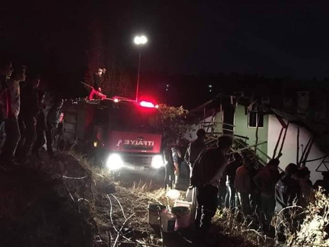 Oğuzlar&rsquo;da yangın