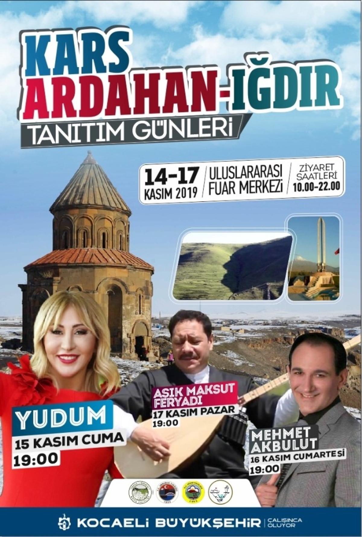 Kars-Ardahan-Iğdır Tanıtım G&uuml;nleri&rsquo;nin başlamasına kısa s&uuml;re kaldı