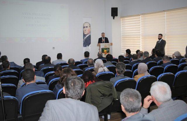 Öğretmenlere ’Atık pil geri dönüşüm’ eğitimi verildi