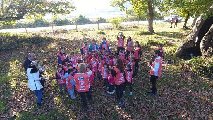 Minikler meşe palamudu topladı G2