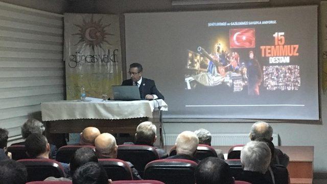 Prof. Dr. Ahmet Beşe, Güneş Vakfı’nda “Türk-Amerikan İlişkileri ve günümüze yansımaları”nı anlattı
