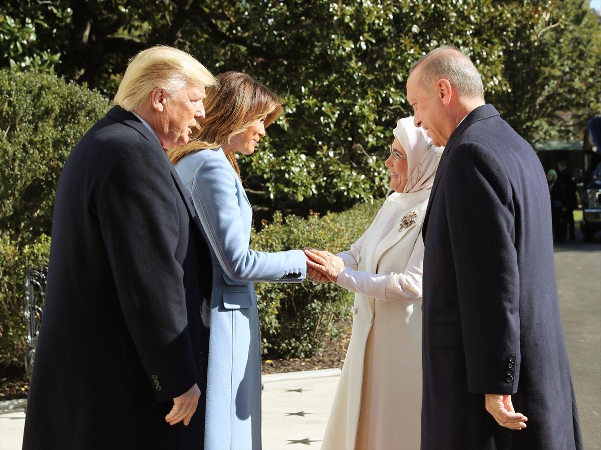 Erdoğan-Trump zirvesinden kareler