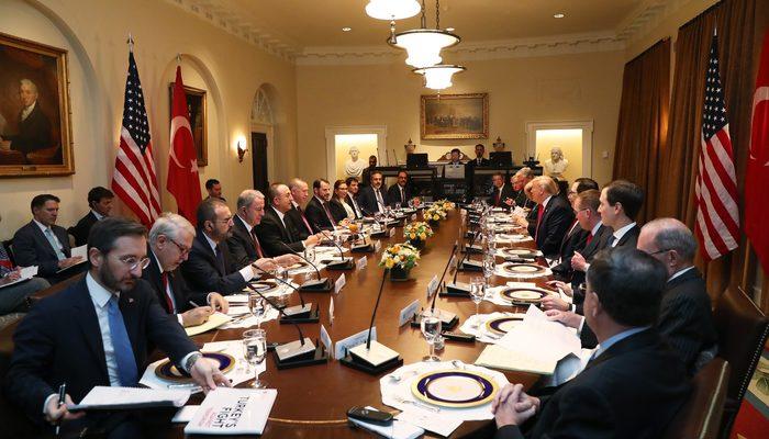 Erdoğan-Trump görüşmesinde 'Türkiye'nin terörle mücadelesi' adlı kitapçık dikkat çekti