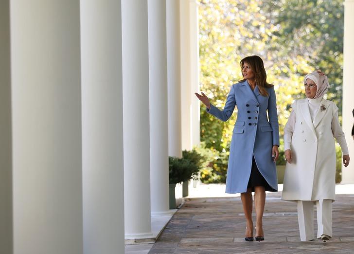 Emine Erdoğan, Melania Trump ile bir araya geldi G1