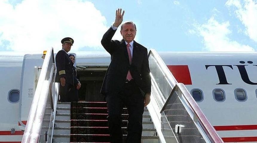 Cumhurbaşkanı Erdoğan Türkiye'ye hareket etti
