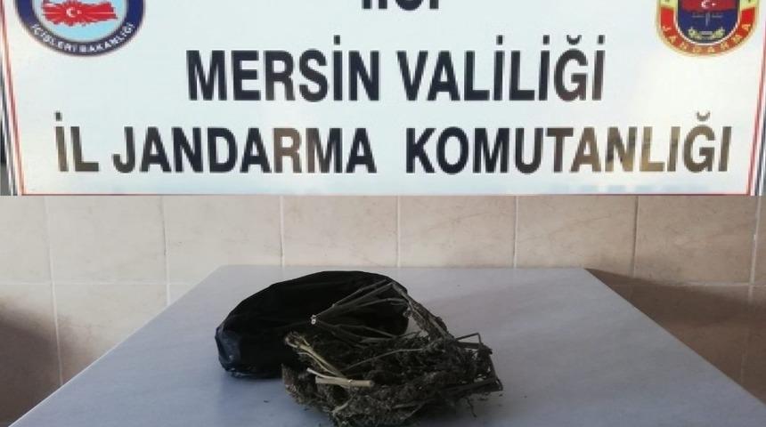 Mersin’de 200 gram esrar ele geçirildi