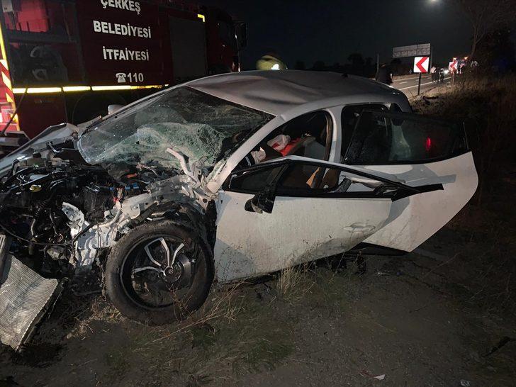 Çankırı'da yolcu otobüsü ile otomobil çarpıştı: 7 yaralı G1