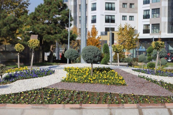 Mevsim çiçekleri Nevşehir’i süslüyor G2