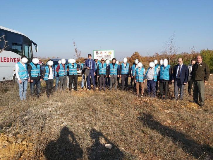 Adalet Ormanı’na hükümlüler tarafından 300 fidan dikildi G2