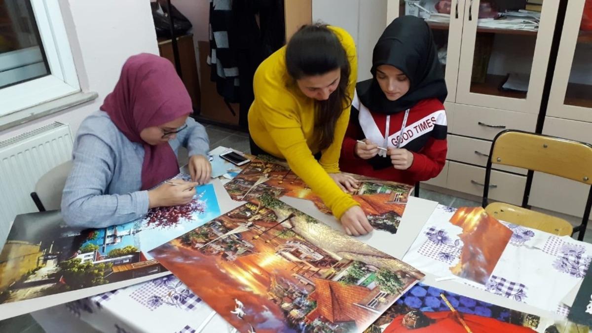 Hisarcık&rsquo;ta 3 Boyutlu Şekillendirme Kursu