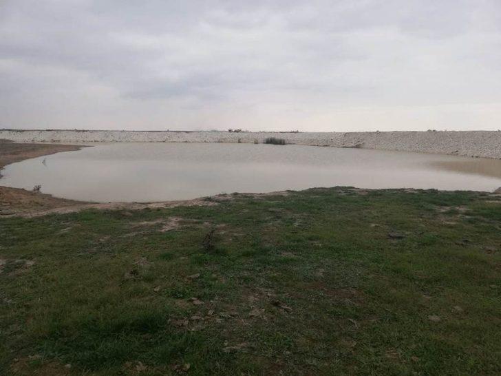 Hayvanlar için göletlere 4 bin 600 ton rip-rap taşı alındı G2