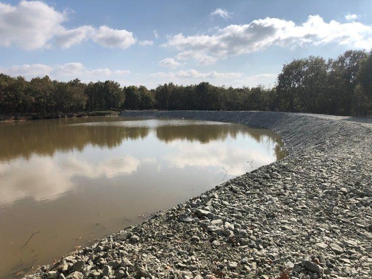 Hayvanlar için göletlere 4 bin 600 ton rip-rap taşı alındı G5