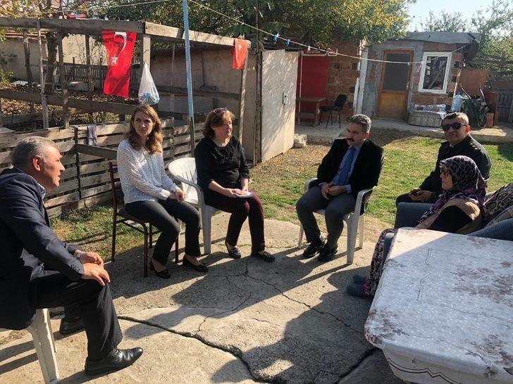 Kaymakam Taşçı’dan şehit ailelerine ziyaret G2