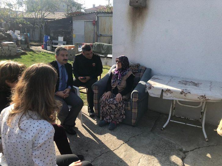 Kaymakam Taşçı’dan şehit ailelerine ziyaret G3