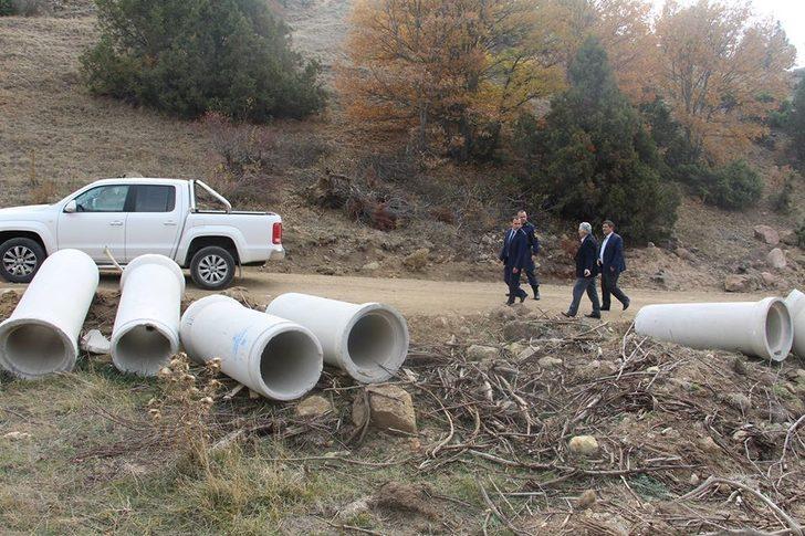 Dumlupınar’da su baskınlarına karşı menfez çalışması G2