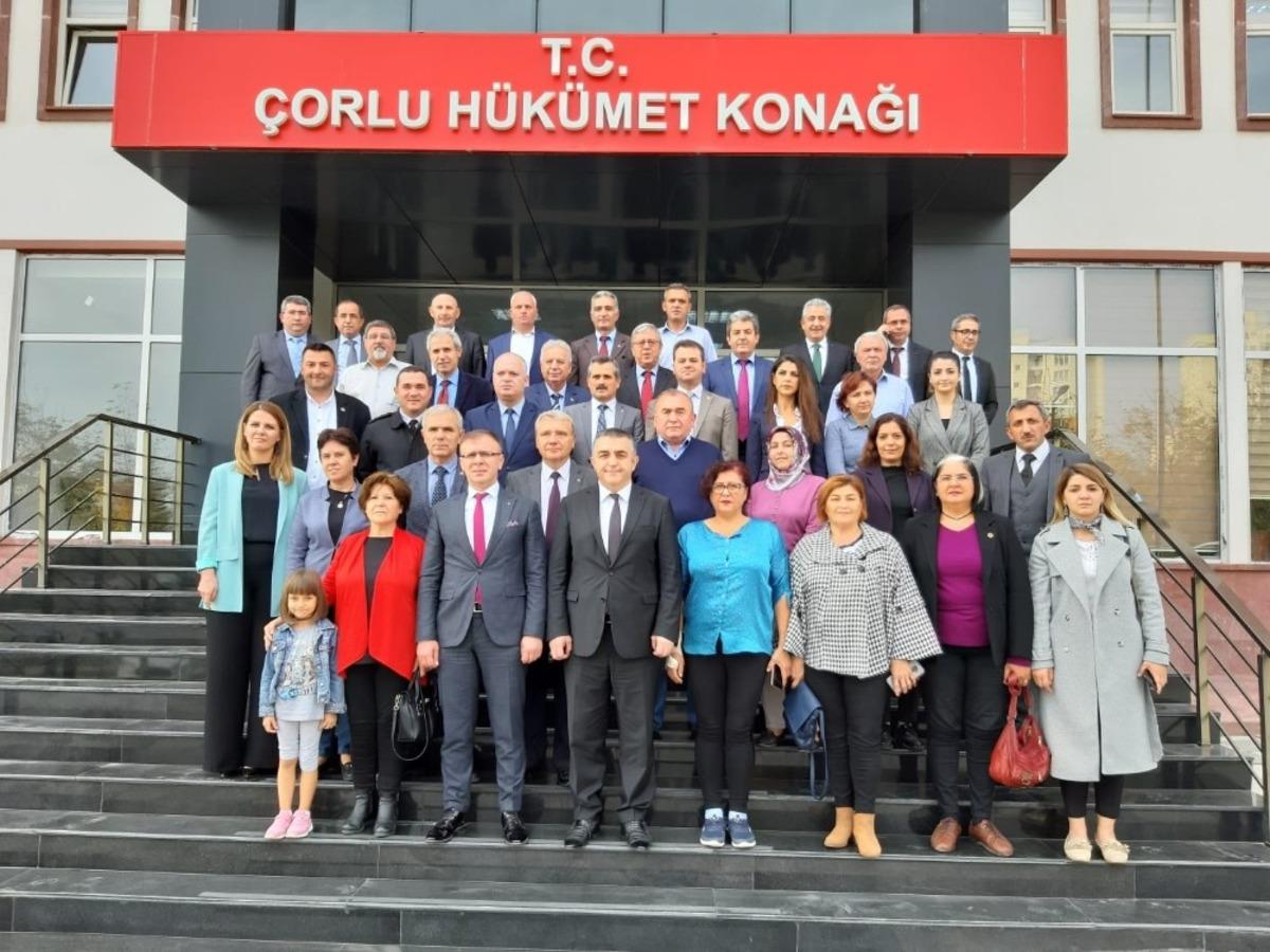 Tekirdağ&rsquo;da Mahalle Muhtarları Toplantısı