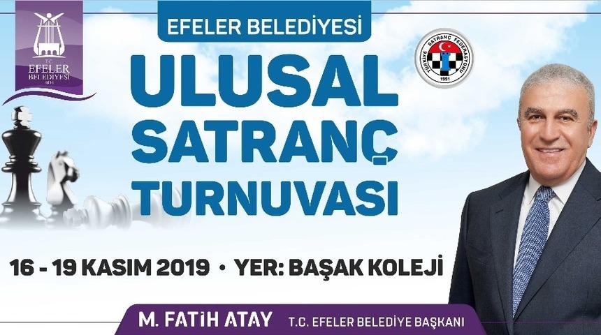 Ulusal Satran&ccedil; Turnuvası Efeler&rsquo;de başlıyor