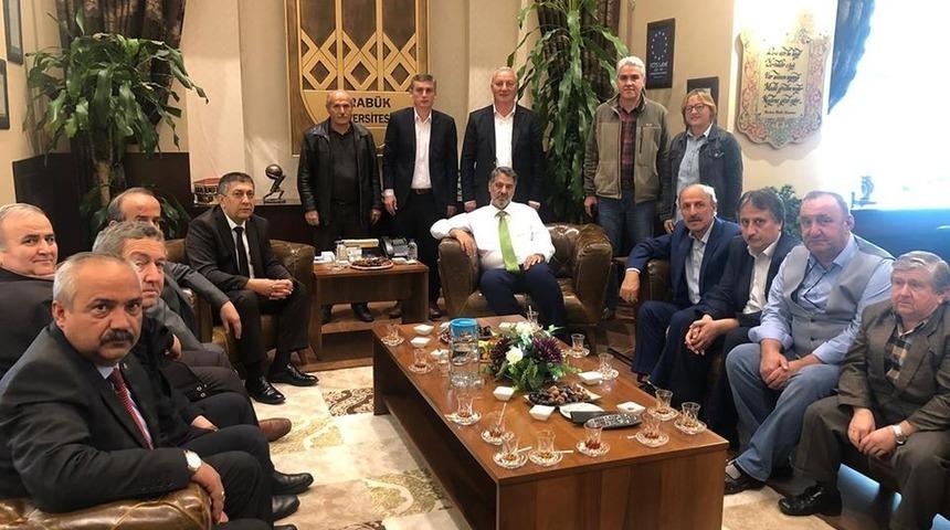 Rekt&ouml;r Polat Yenice heyetine yeni b&ouml;l&uuml;mler i&ccedil;in umut verdi