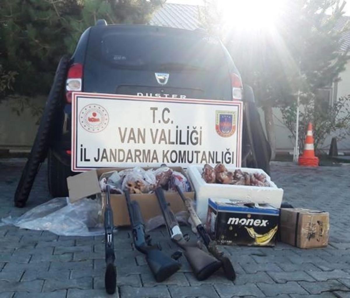 Van&rsquo;da ka&ccedil;ak avcılara 18 bin 376 liralık ceza