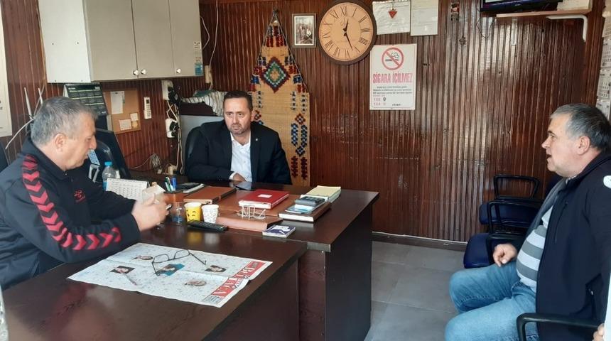 Başkan Yanmaz taksici esnafını ziyaret etti