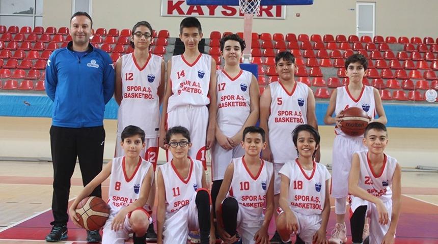 Kayseri U-14 Erkekler Basketbol Ligi: Volkan Aksoyak Spor-TED Koleji: 78-30