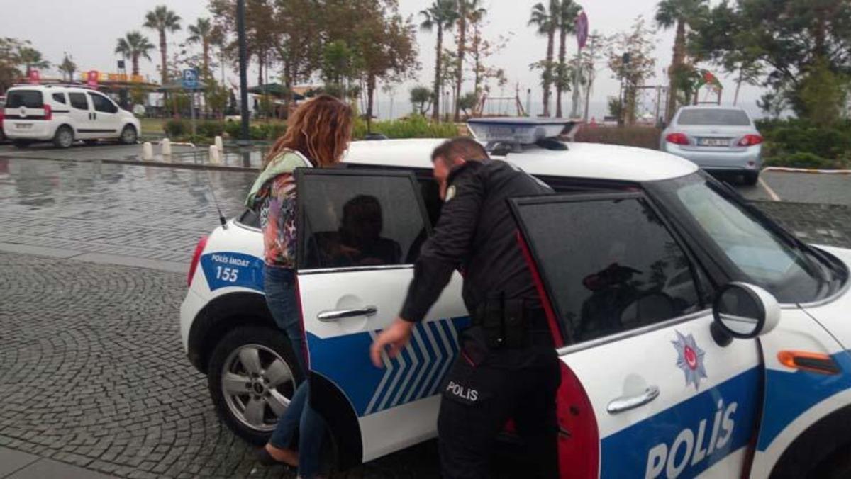 Antalya'daki Rus turistin zor anları