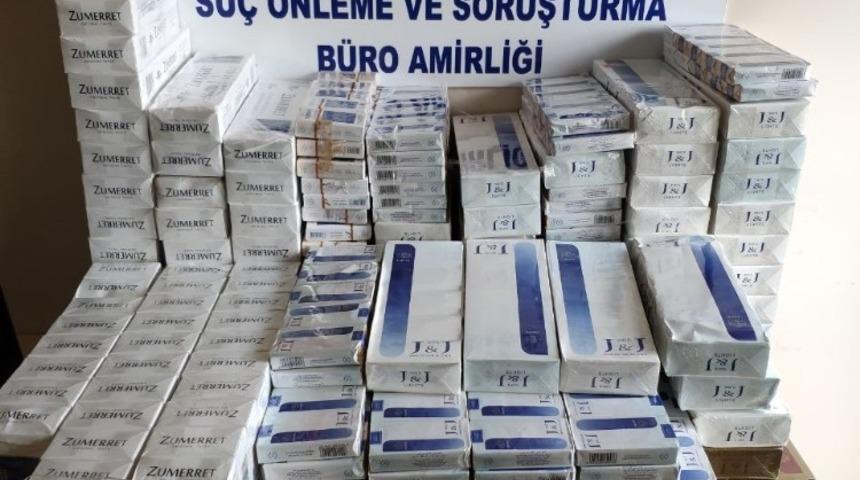 İslahiye&rsquo;de bir ara&ccedil; dolusu ka&ccedil;ak sigara ele ge&ccedil;irildi