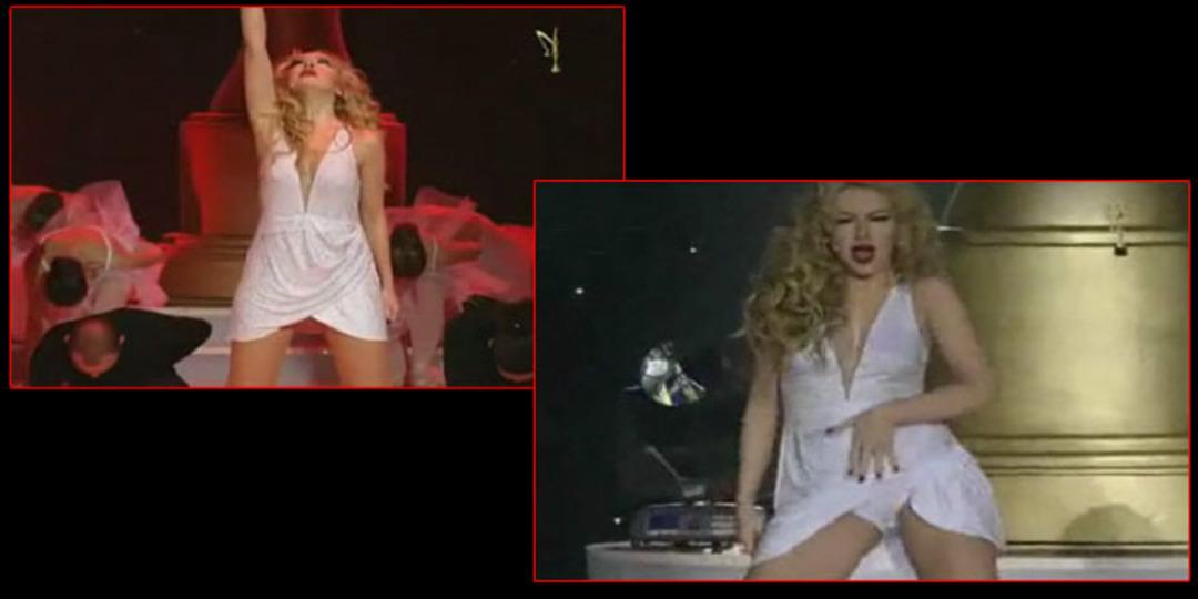 Seksi dans şovuyla b&uuml;y&uuml;ledi