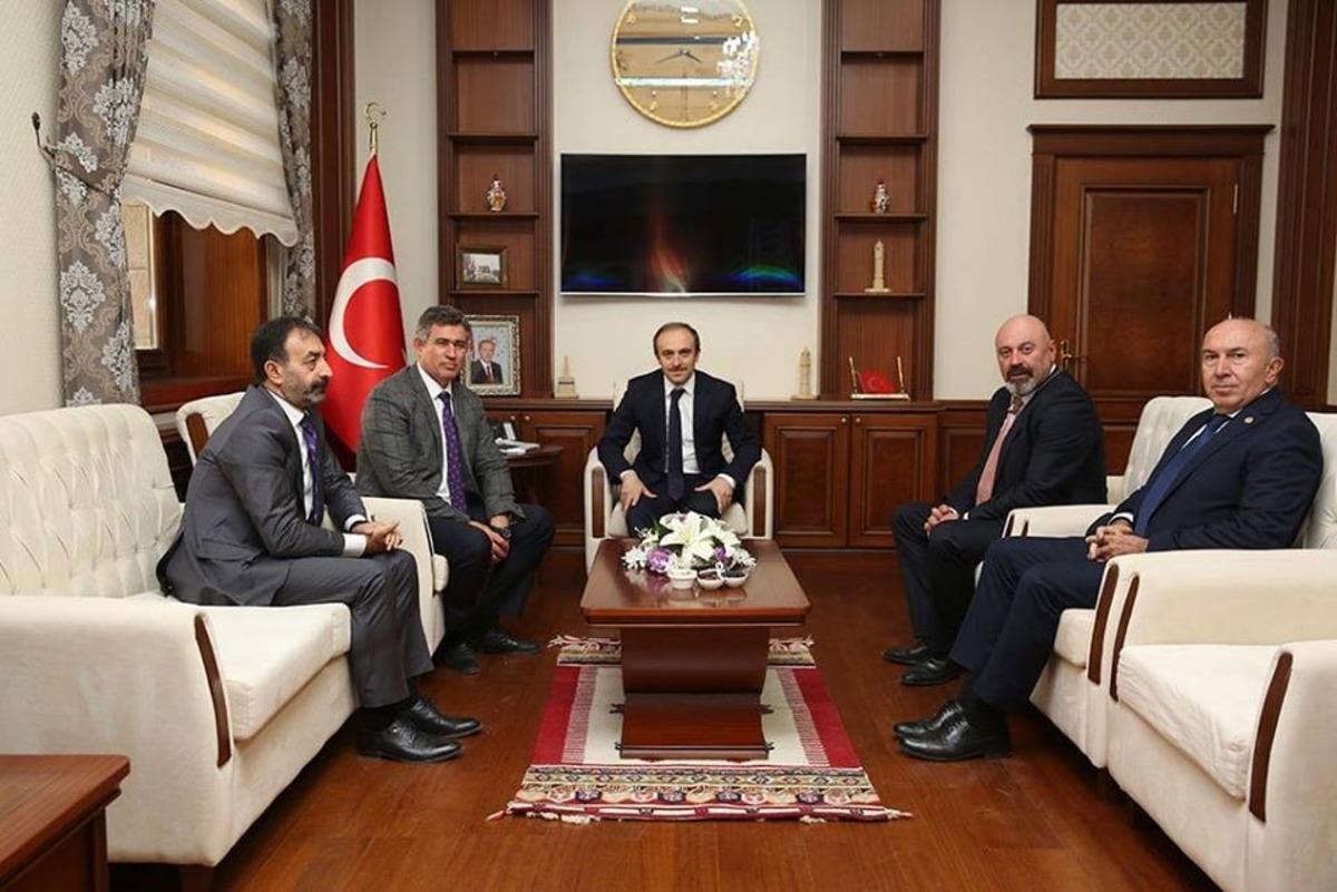 TBB Başkanı Metin Feyzioğlu, Vali C&uuml;neyt Epcim&rsquo;i ziyaret etti