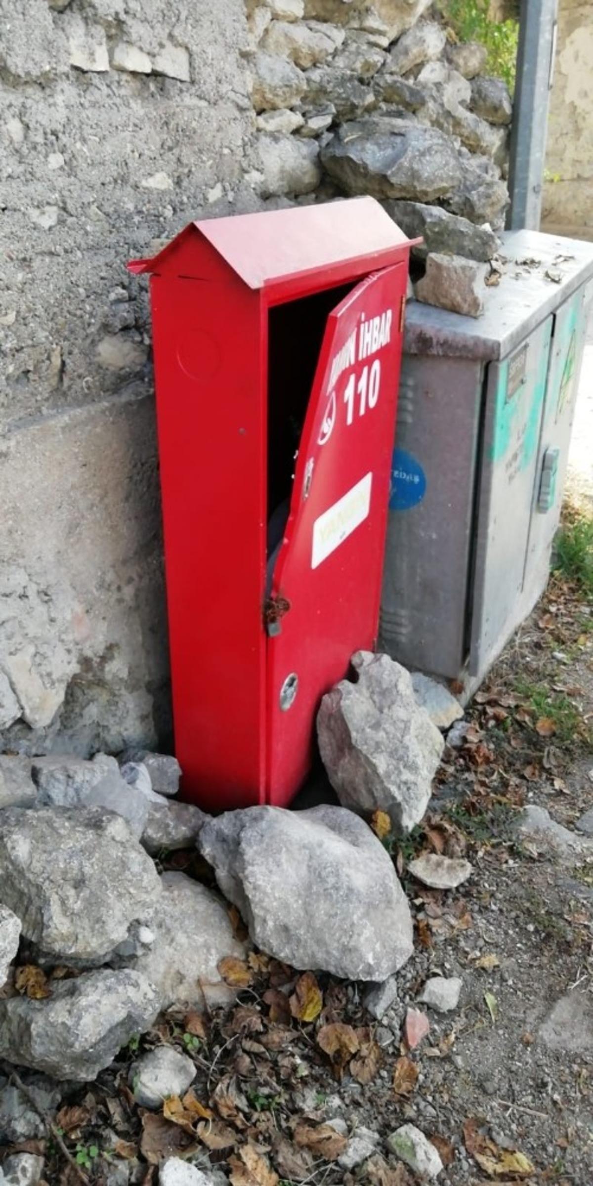 Tarihi kent Safranbolu&rsquo;da yangın dolapları tahrip edildi