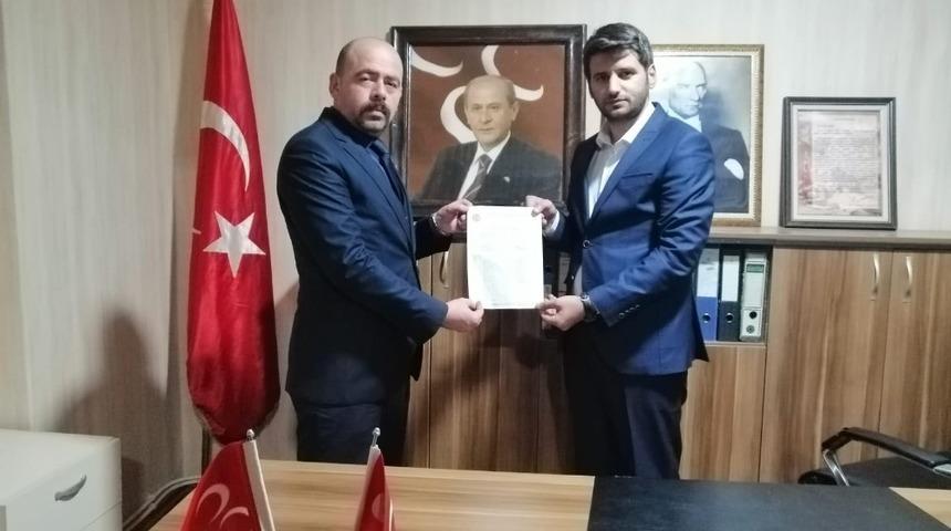 MHP Boz&uuml;y&uuml;k İl&ccedil;e Başkanlığına Serdar Pehlivan atandı