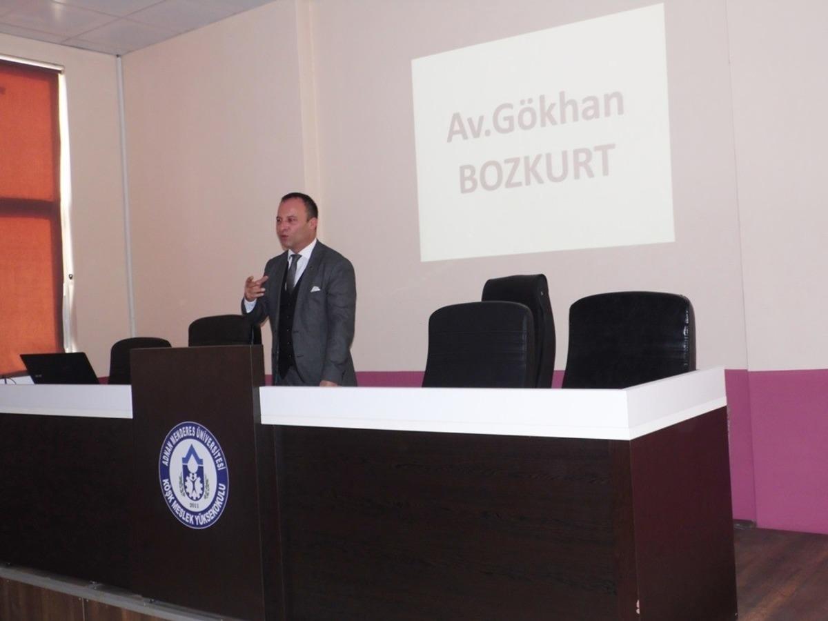 K&ouml;şk Meslek Y&uuml;ksekoku&rsquo;lunda &rsquo;Genel Hukuk&rsquo; eğitimi