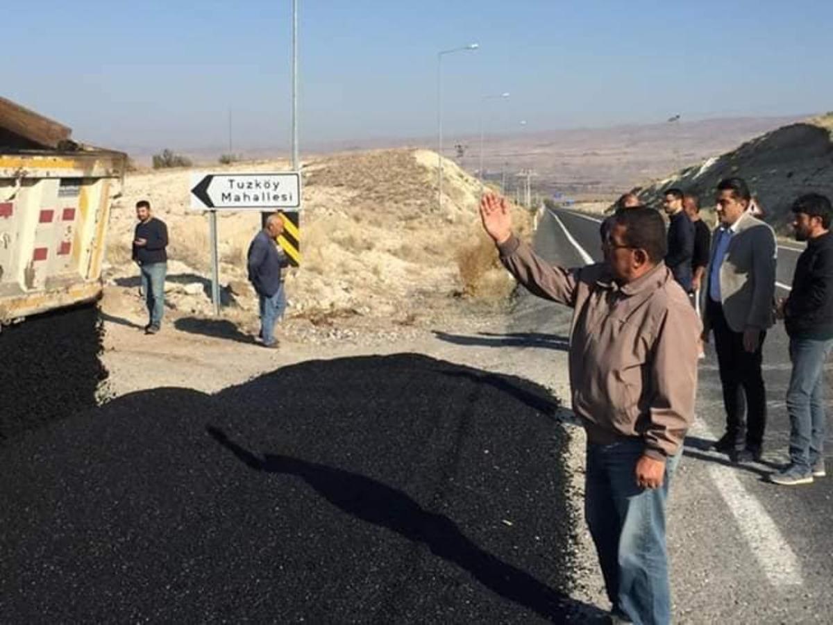 G&uuml;lşehir&rsquo;de 3 mahallede yol yapım &ccedil;alışmaları devam ediyor