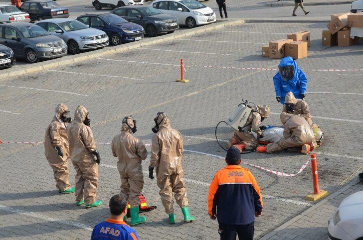 Hastanede  tatbikat tam not aldı G3