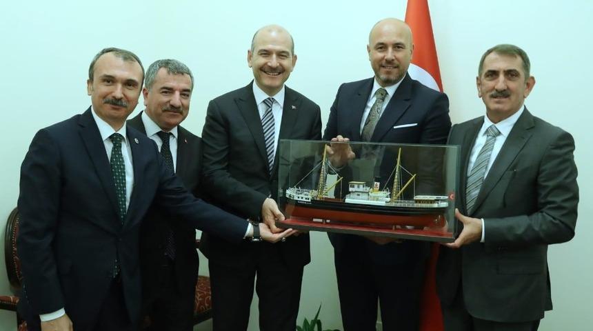 Başkanlardan S&uuml;leyman Soylu&rsquo;ya ziyaret