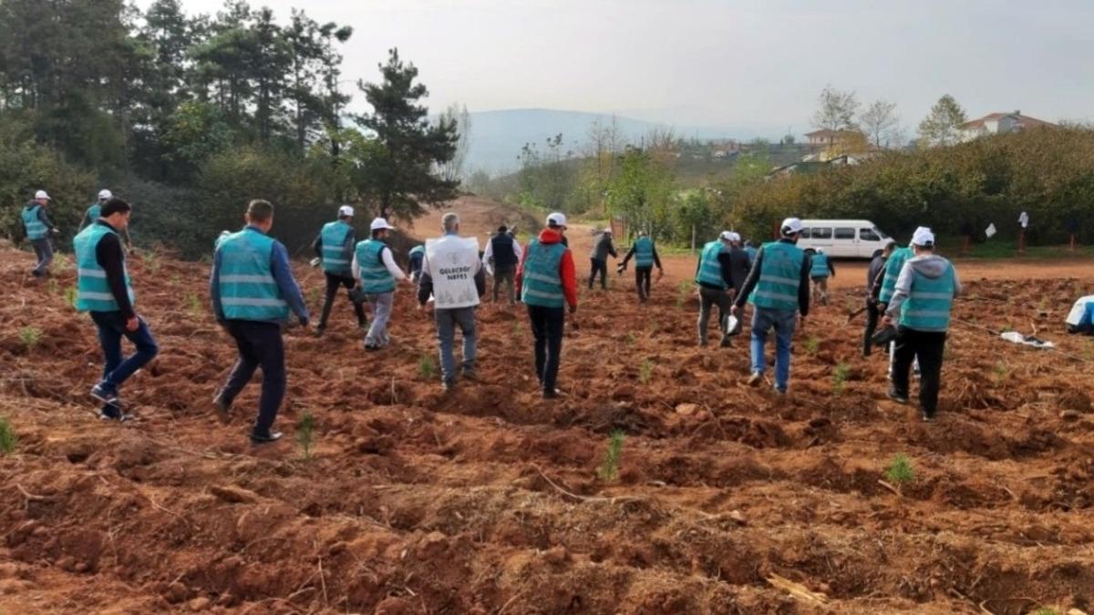 Başsavcı Dursun, h&uuml;k&uuml;ml&uuml;lerle birlikte fidan dikti