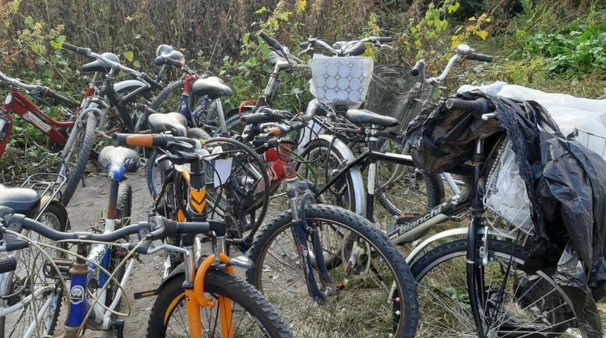 &Ccedil;alıntı 33 bisiklet polis ekiplerince bulundu