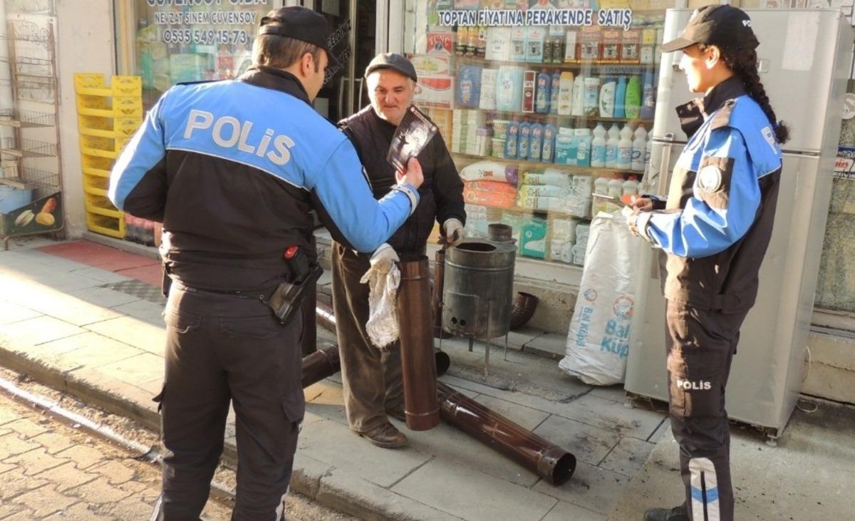 Kars&rsquo;ta polisten karbonmonoksit uyarısı