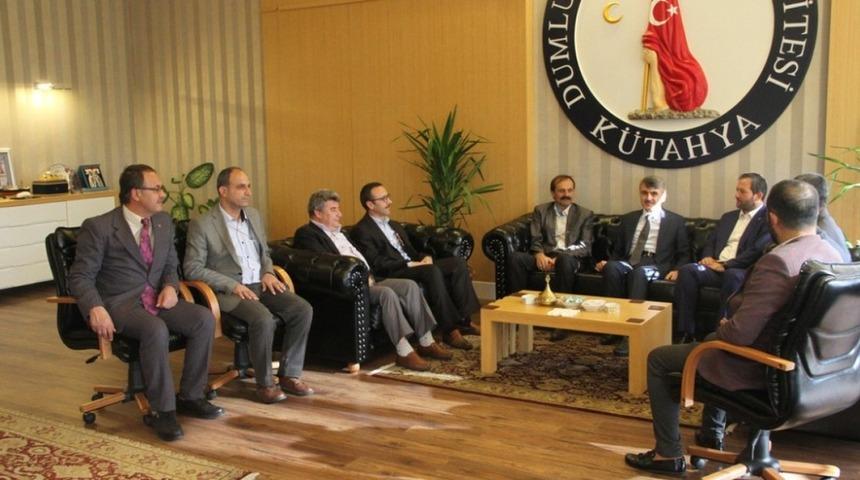 K&uuml;tahya Memur-Sen&rsquo;den Rekt&ouml;r Uysal&rsquo;a ziyaret