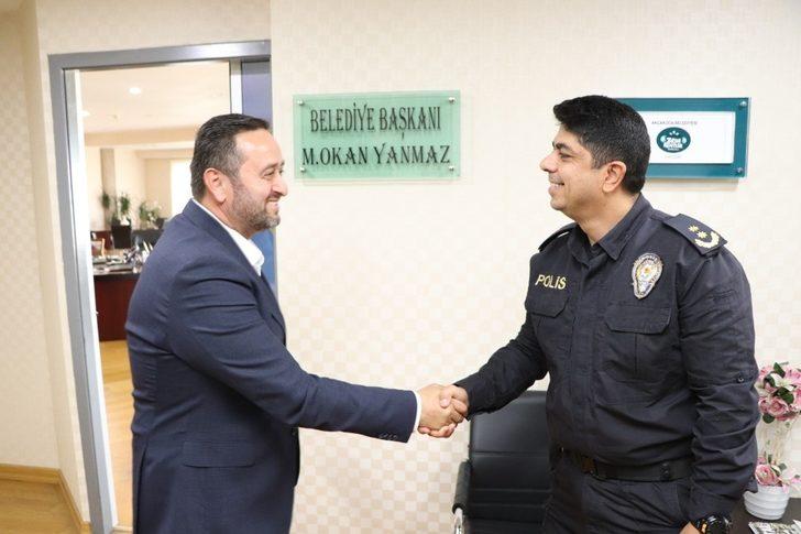 Başkan Yanmaz ve Emniyet Müdürü Ünsal buluştu G1
