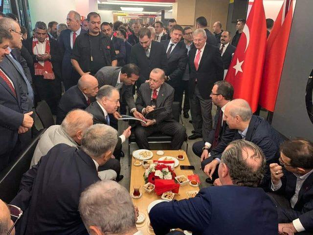 Adil Gevrek, ’Futbol Köyü’ projesiyle ilgili Cumhurbaşkanı Erdoğan’a dosya sundu