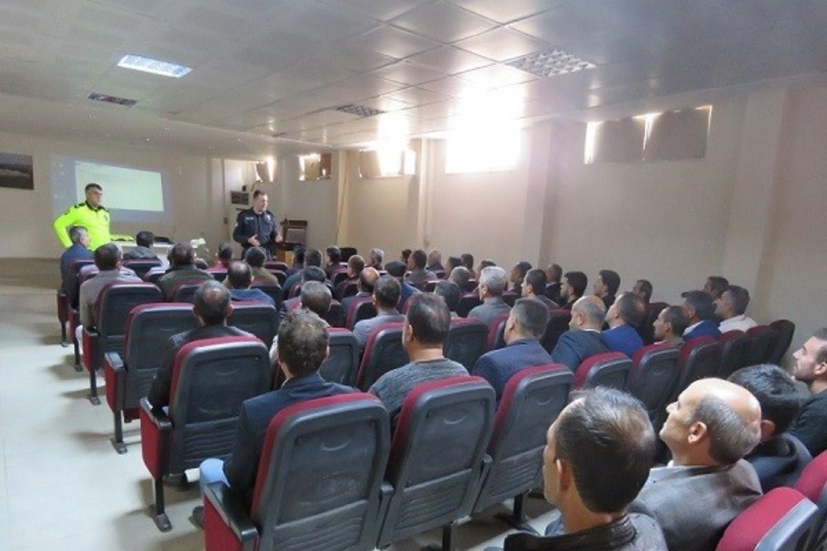 Sason&rsquo;da okul servis şof&ouml;rlerine eğitim